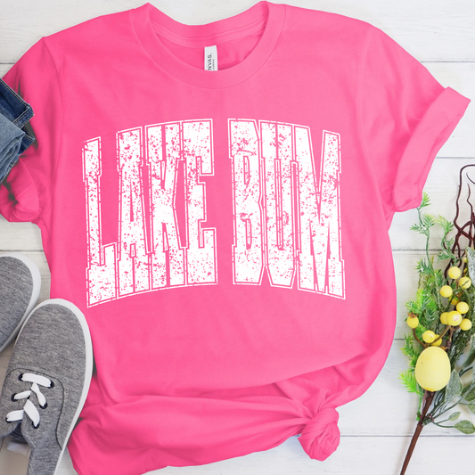 Pink LAKE BUM Bella tee