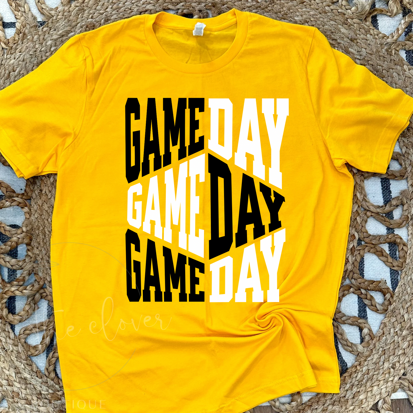 BLOCK GAME DAY TEE