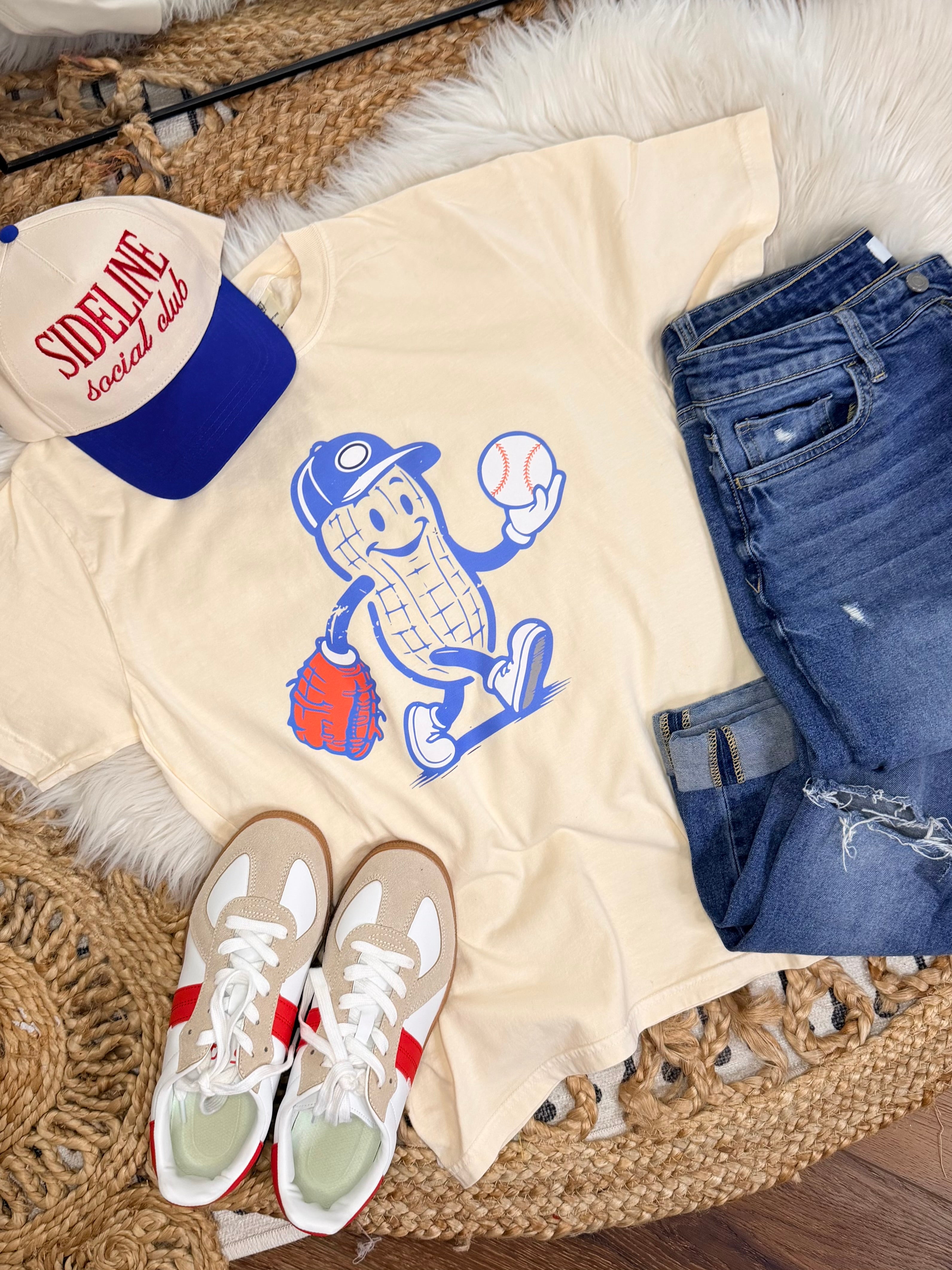 Peanut Player - Ivory Tee