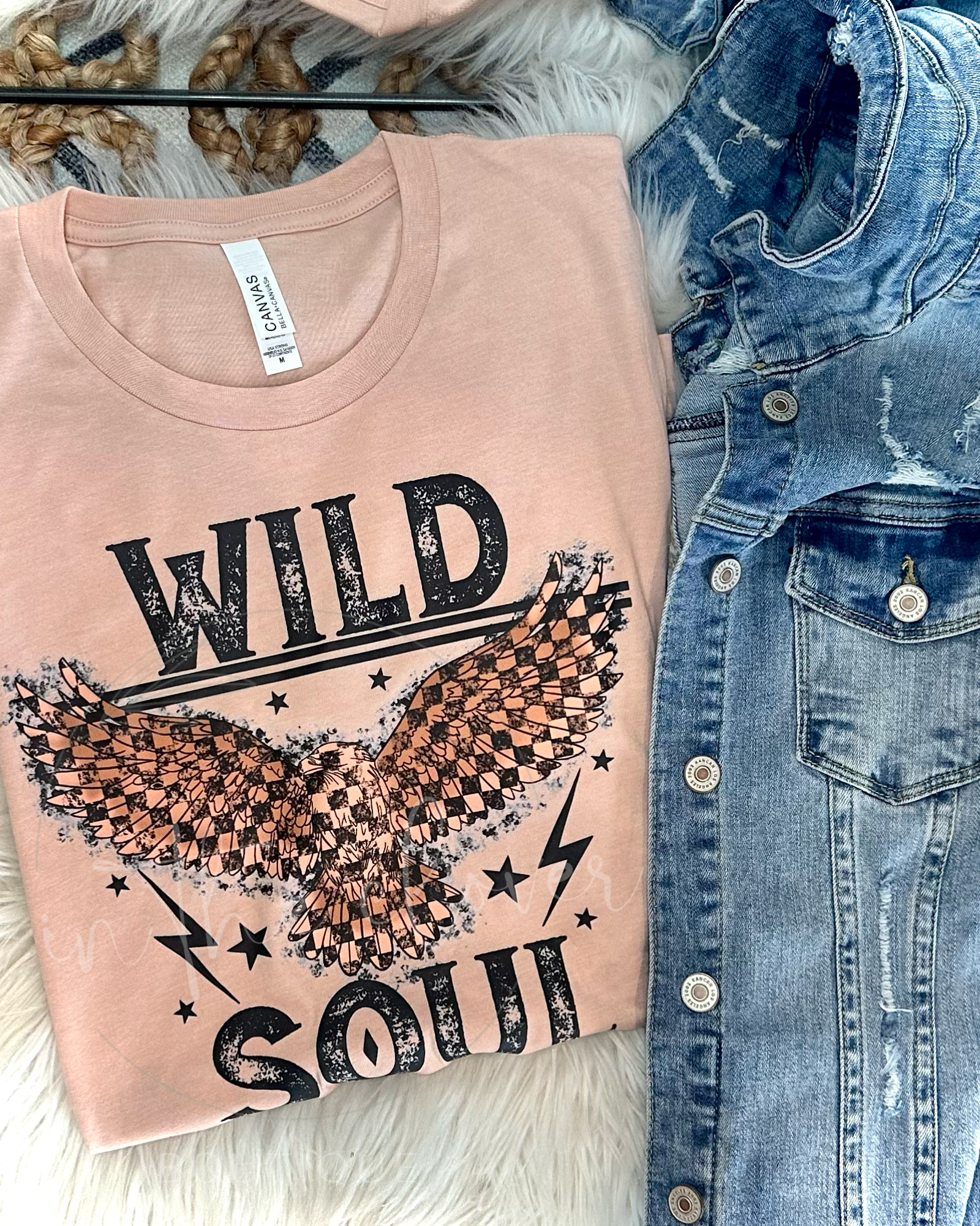WILD SOUL - PEACH TEE