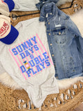 Sunny Days & Double Plays - Ash Tee