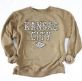 Neutral Leopard Kansas City - SAND CREWNECK
