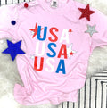 REPEAT USA - LIGHT PINK TEE