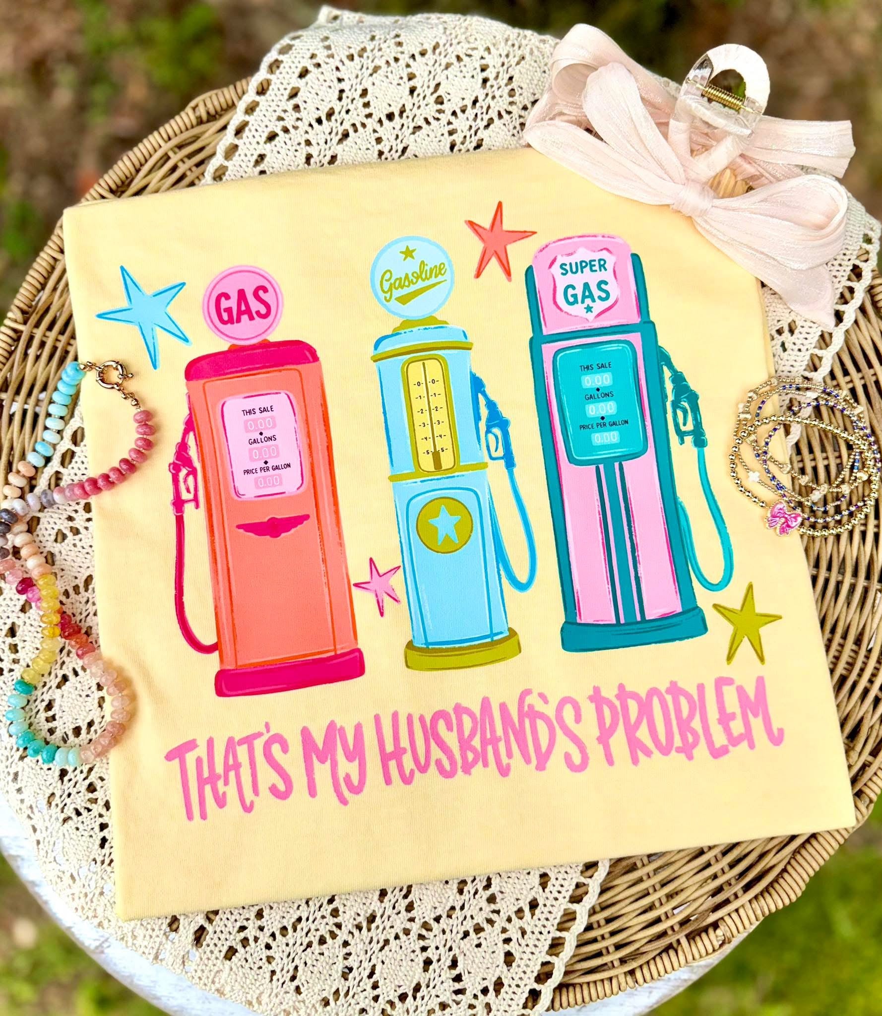 That’s My Husbands Problem - Yellow Tee