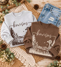Kansas Silhouette - Brown Sweatshirt
