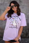 DILLY DALLYING - ORCHID TEE