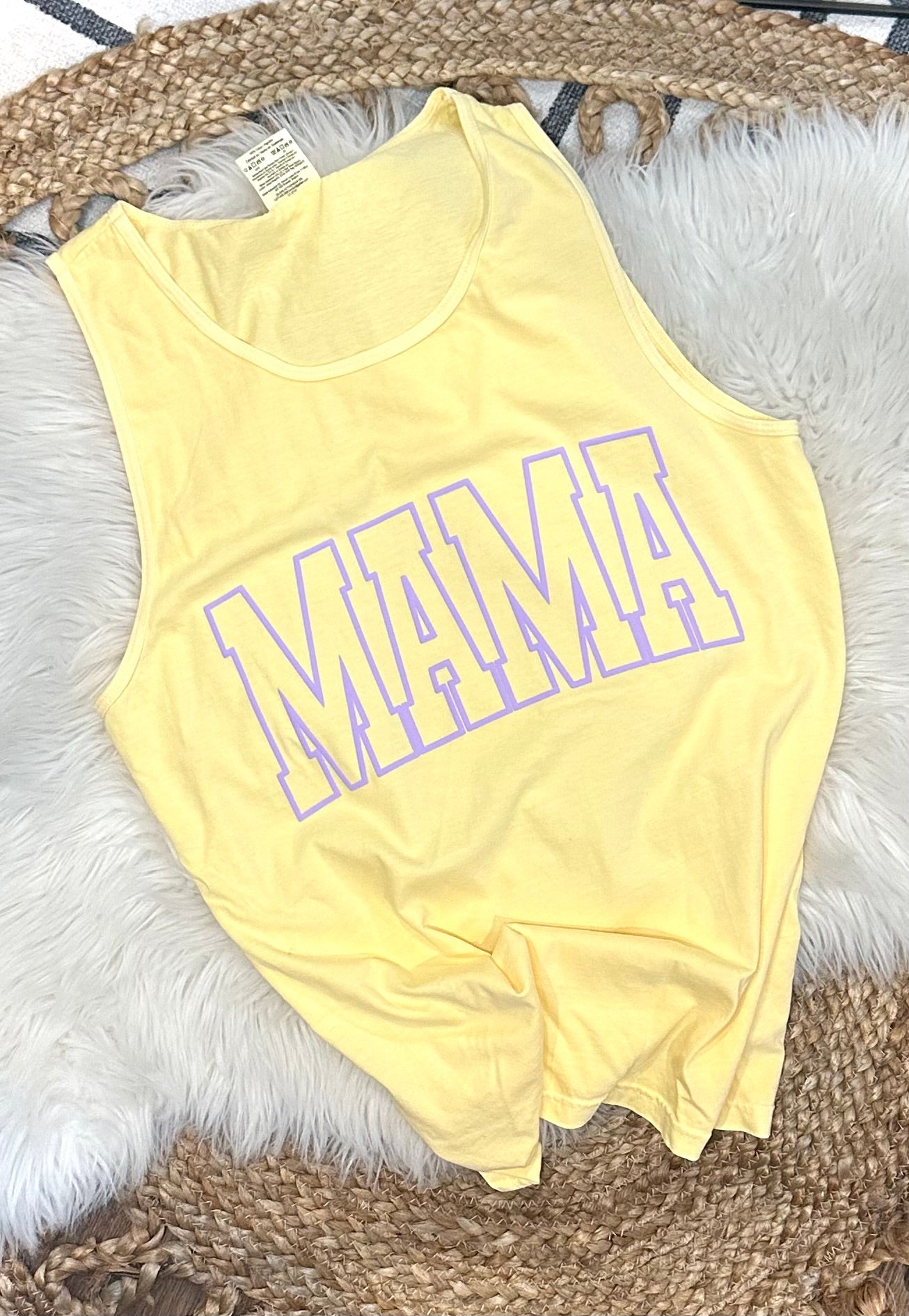 Puff Mama TANK TOP - BANANA