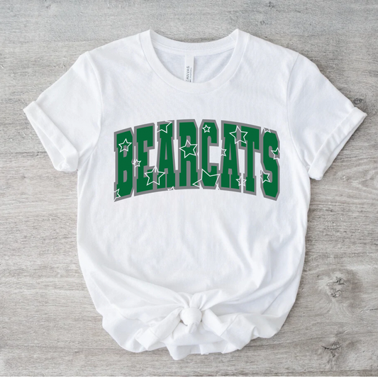 Star Bearcats White Tee