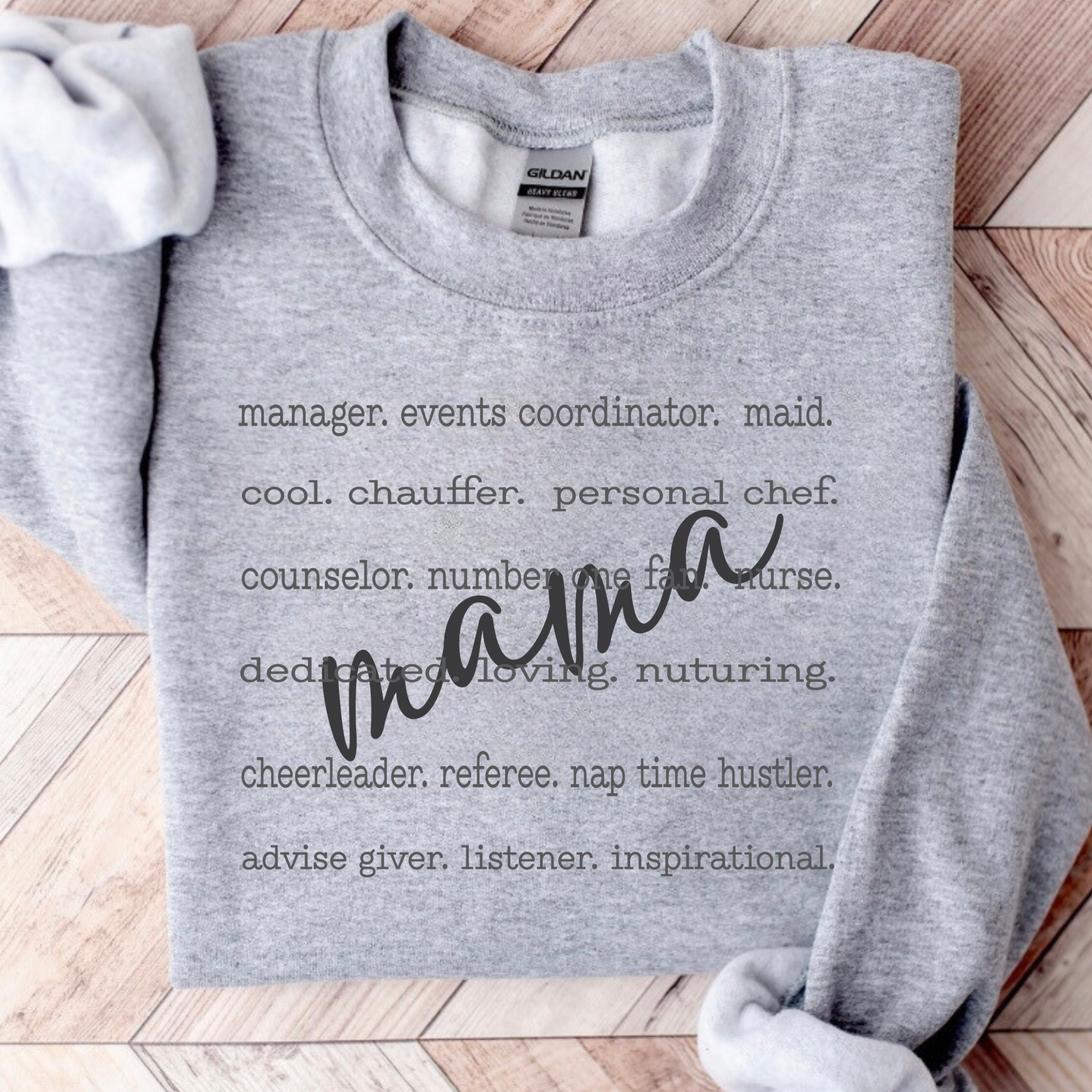 Mama Typography Crewneck