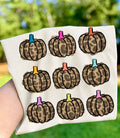 Leopard Pumpkin Collage - Ivory Tee
