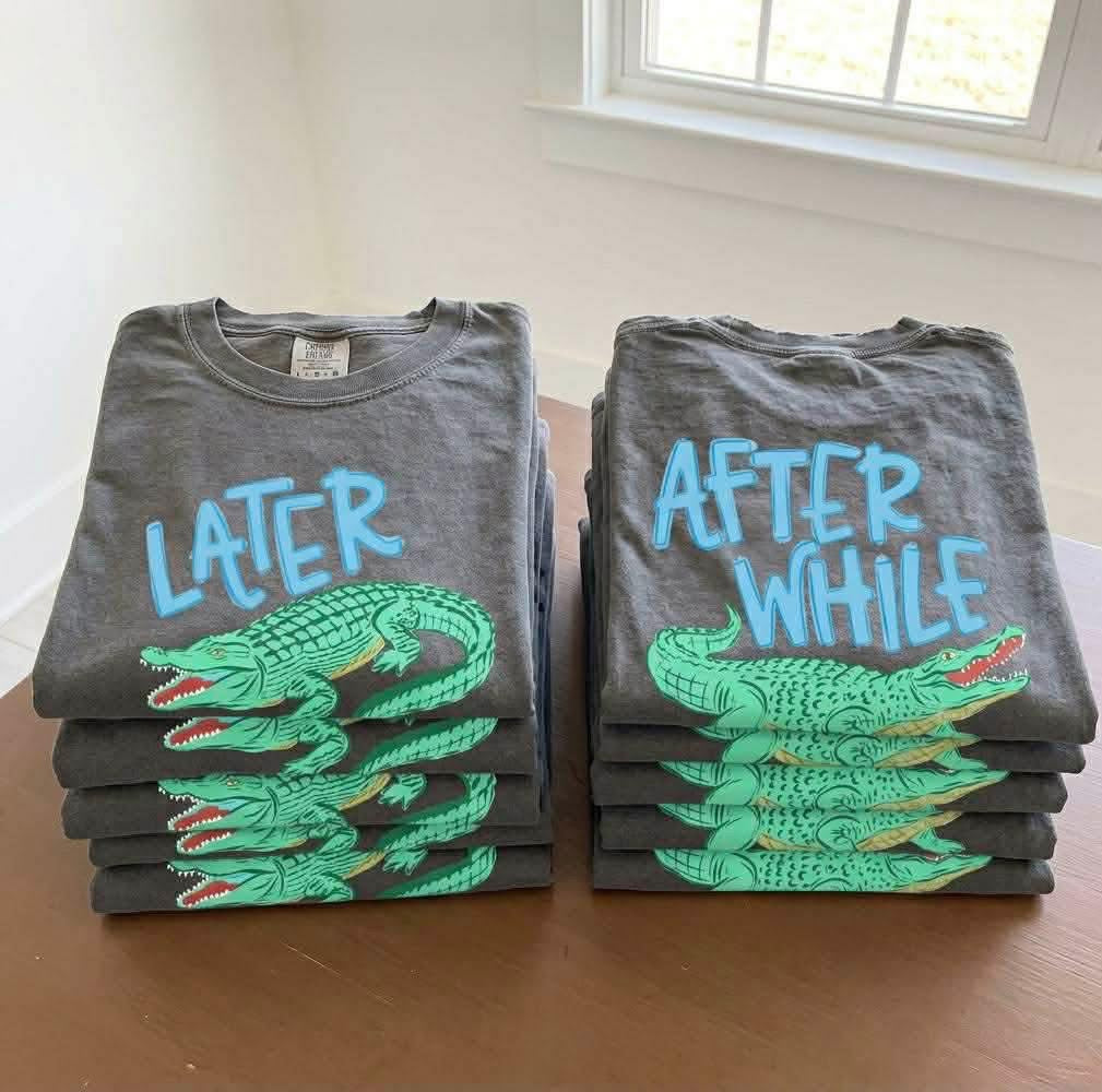 Later Gator, After While (boy version) - Pepper Tee