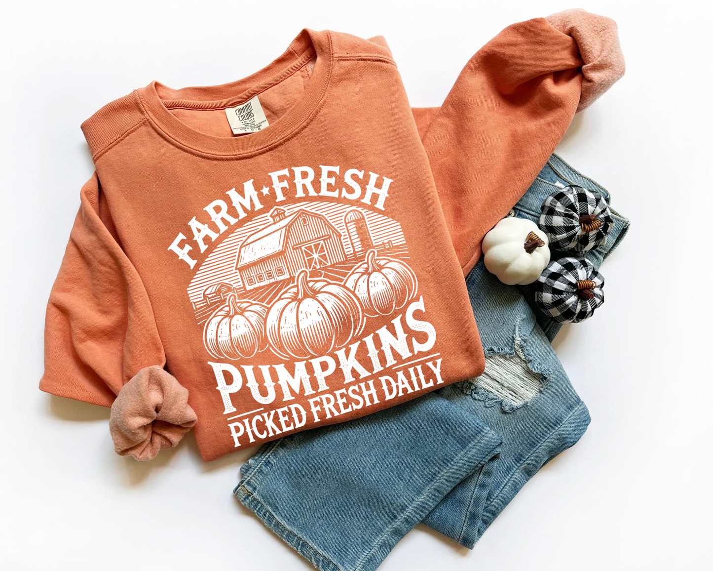 FARM FRESH PUMPKINS - TERRACOTTA TEE