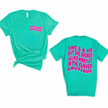 She Spends All Her Money at In the Clover Boutique Seafoam Tee