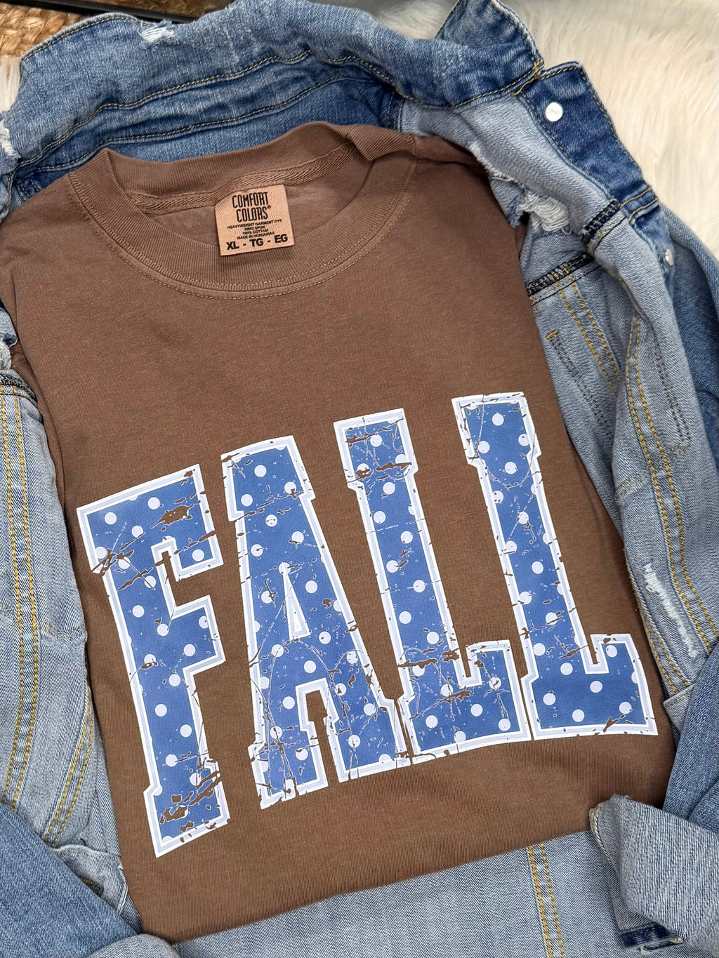 Polka Dot Fall Tee