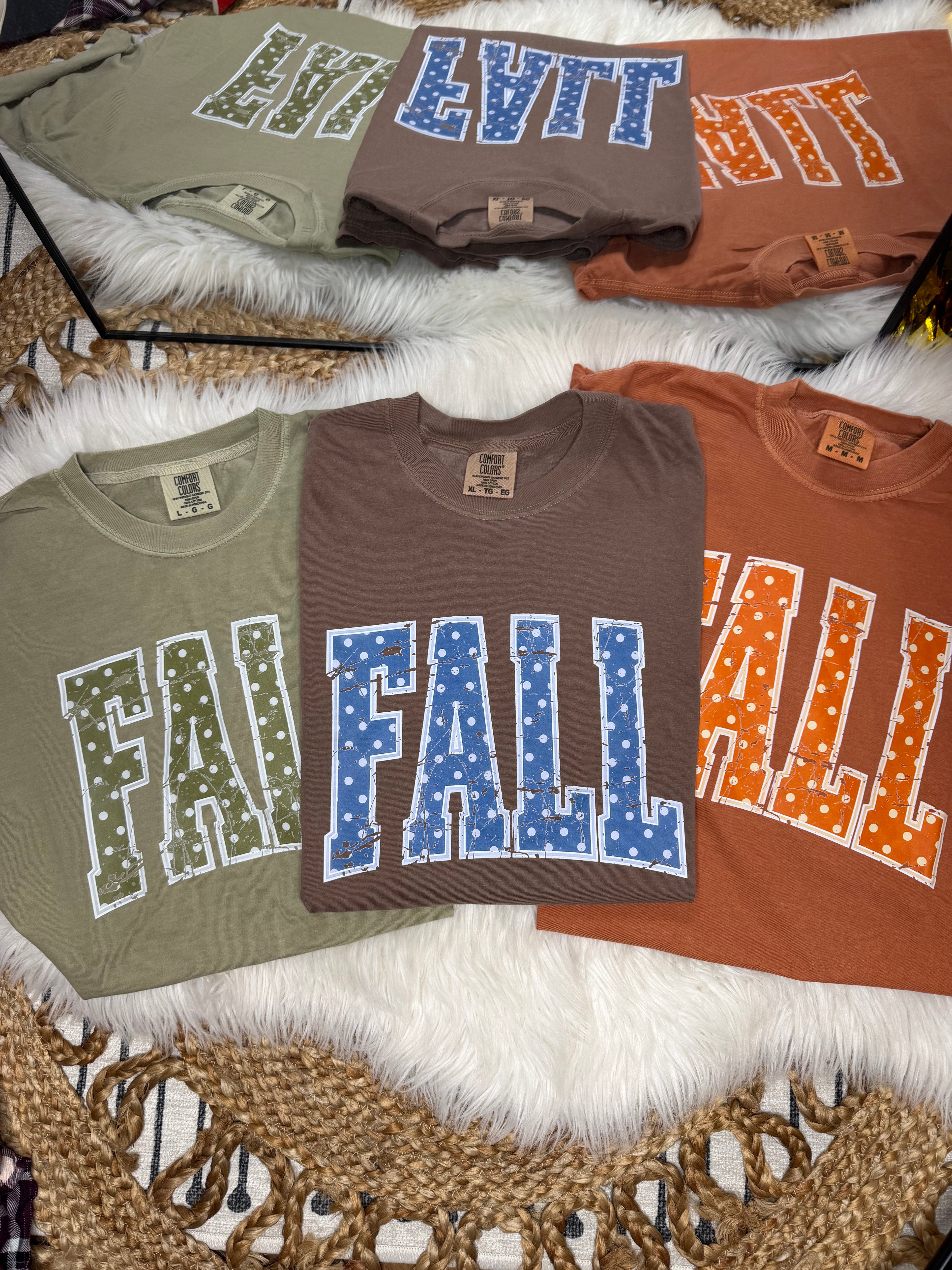 Polka Dot Fall Tee