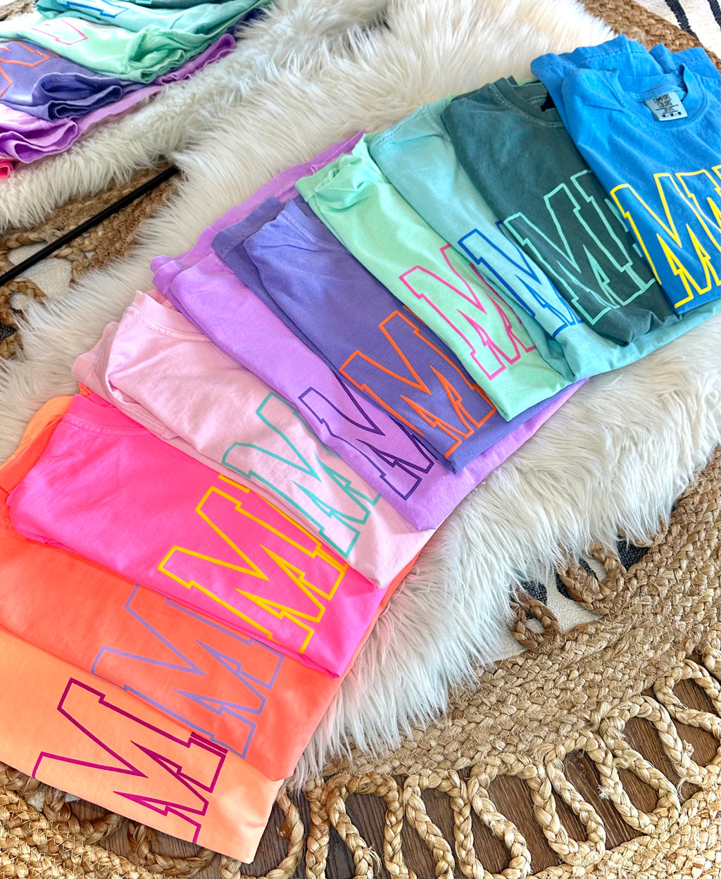 PUFF MAMA - NEON VIOLET TEE