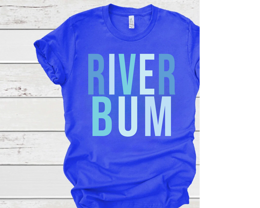 Multi River Bum Blue Bella Tee