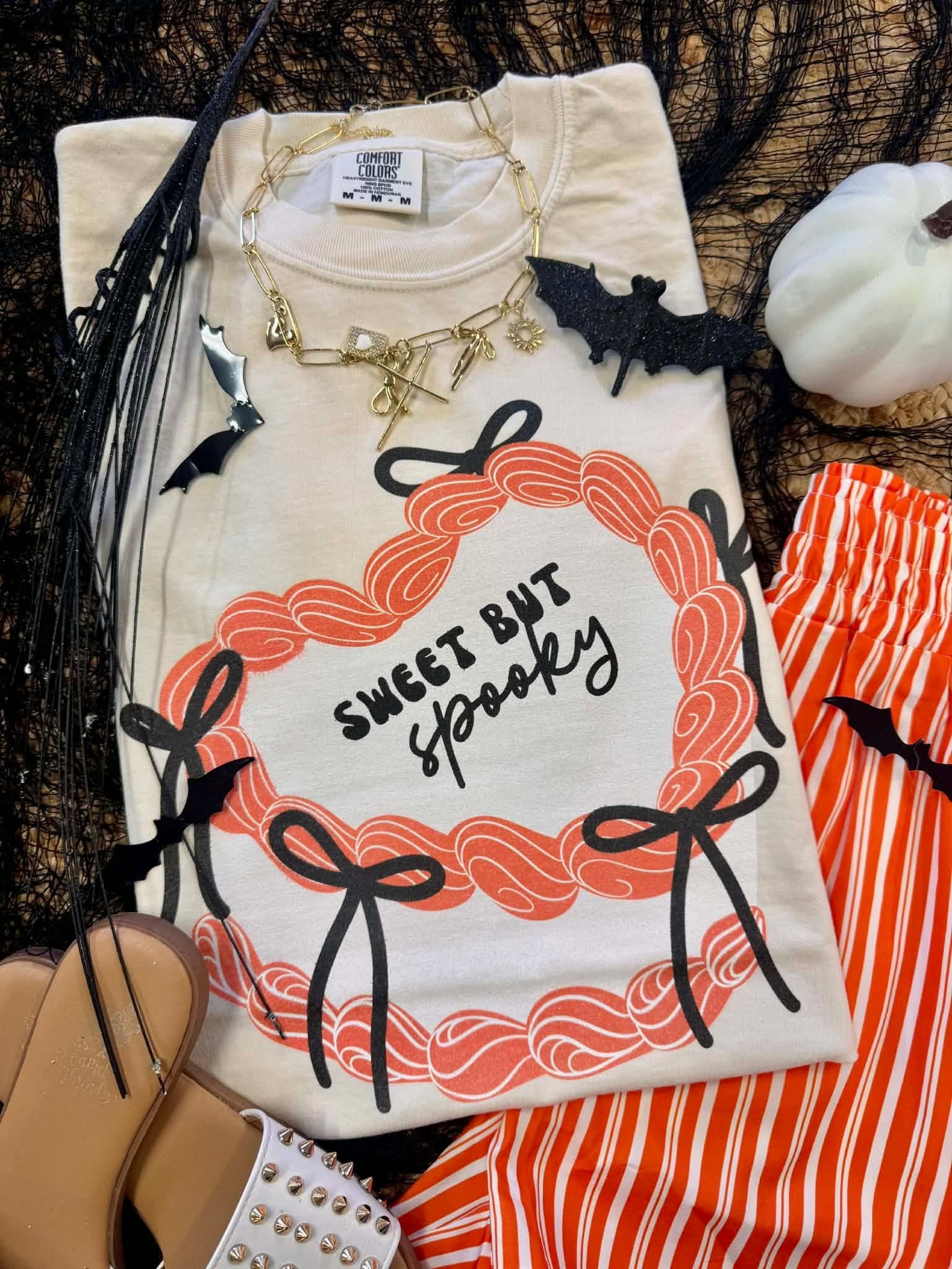 Sweet But Spooky - Ivory Tee