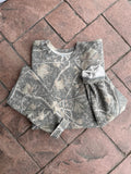 Camo Sweatshirt with Bow Detail