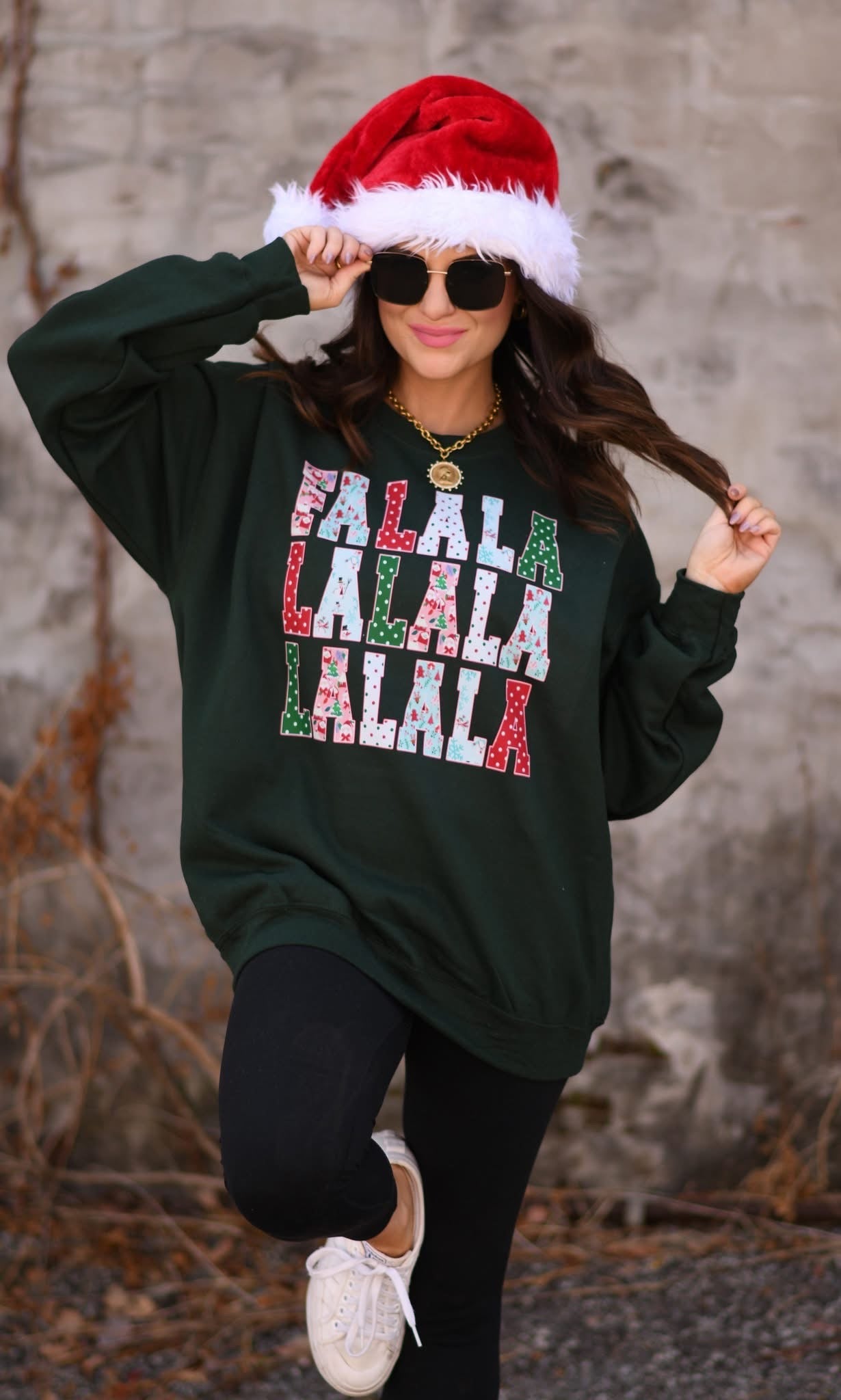 FALALALA - Black Crewneck
