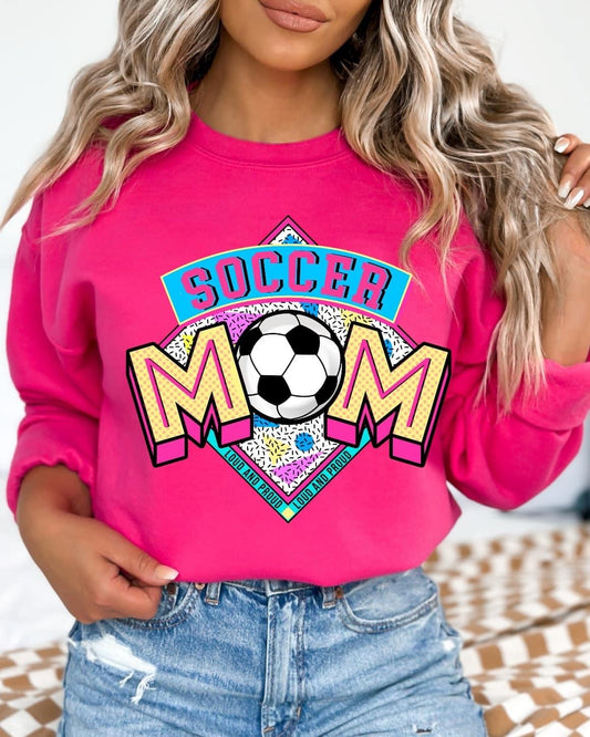 Basketball Mom Pink Crewneck