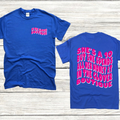 She Spends All Her Money at In the Clover Boutique Royal Blue Tee