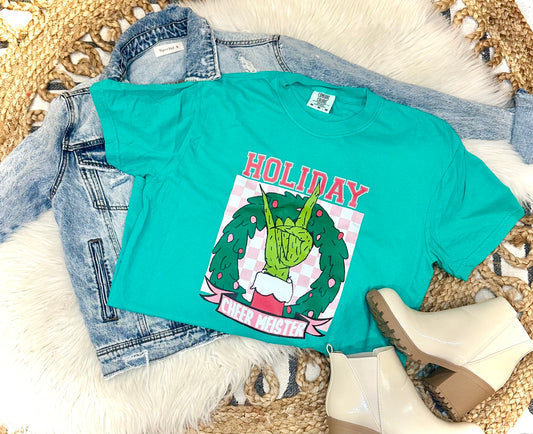 HOLIDAY CHEER MEISTER - ISLAND GREEN TEE