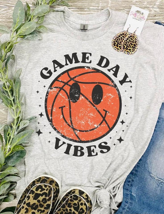 BASKETBALL GAME DAY VIBES - ASH TEE