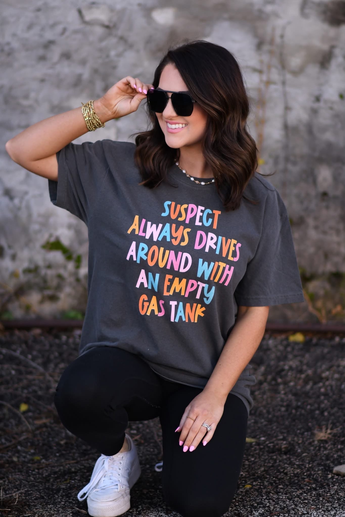 SUSPECT IS ALWAYS HAS AN EMPTY TANK - PEPPER TEE