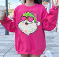 Jolly Santa Pink Crewneck