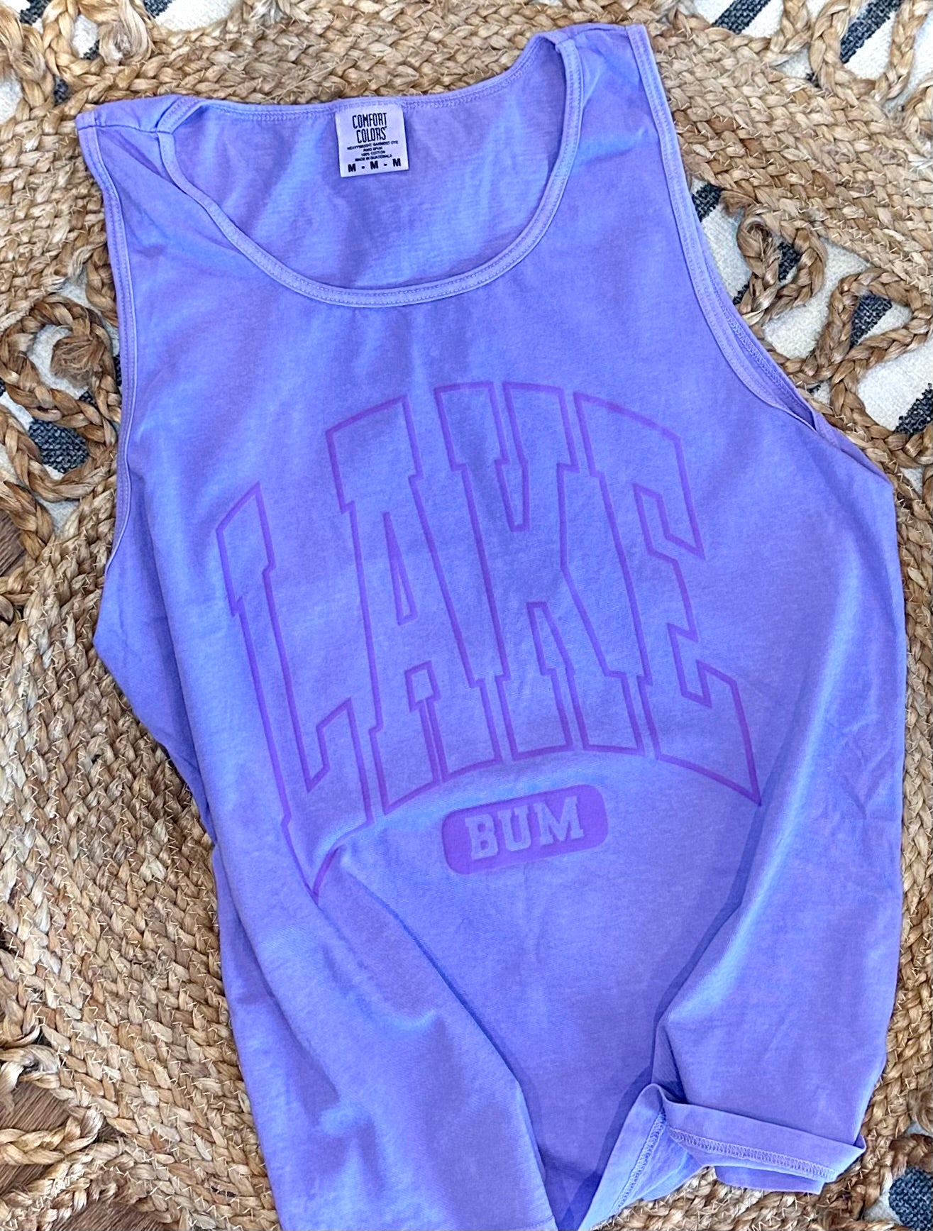Puff Lake Bum - Violet Tank Top