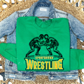 SPOOFHOUND WRESTLING - GREEN CREWNECK
