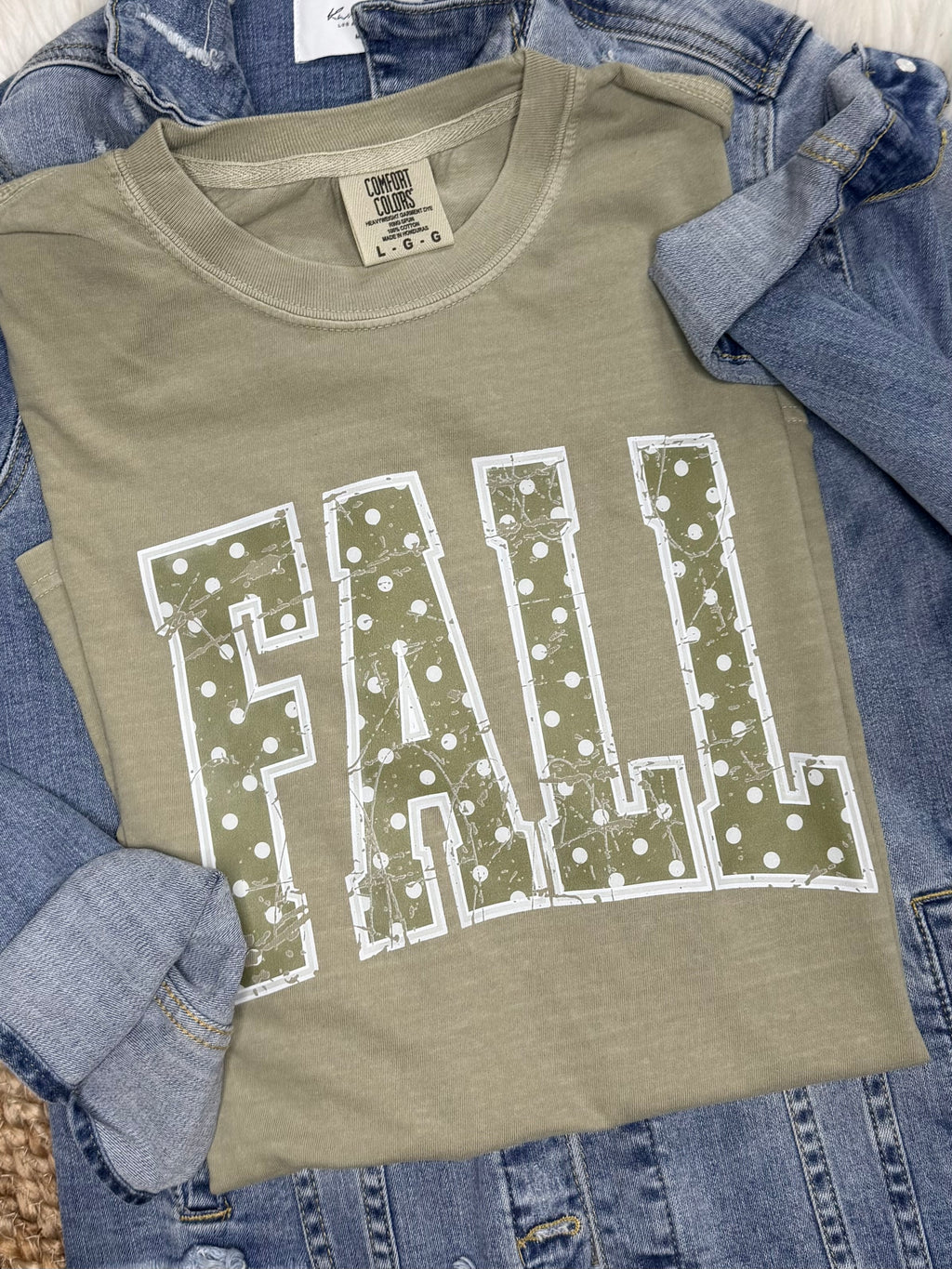 Polka Dot Fall Tee
