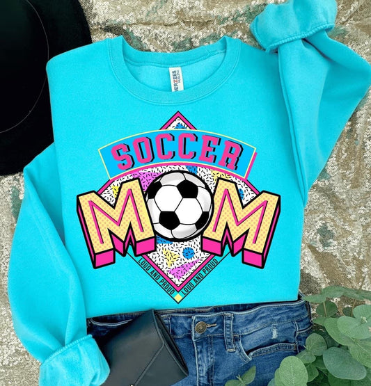 Soccer Mom Blue Crewneck