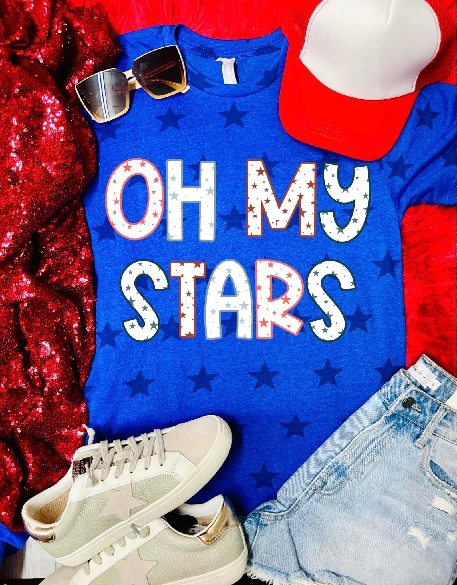 OH MY STARS - BLUE STAR TEE