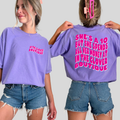 She Spends All Her Money at In the Clover Boutique Purple Tee