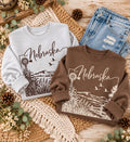 Nebraska Silhouette - Ash Sweatshirt