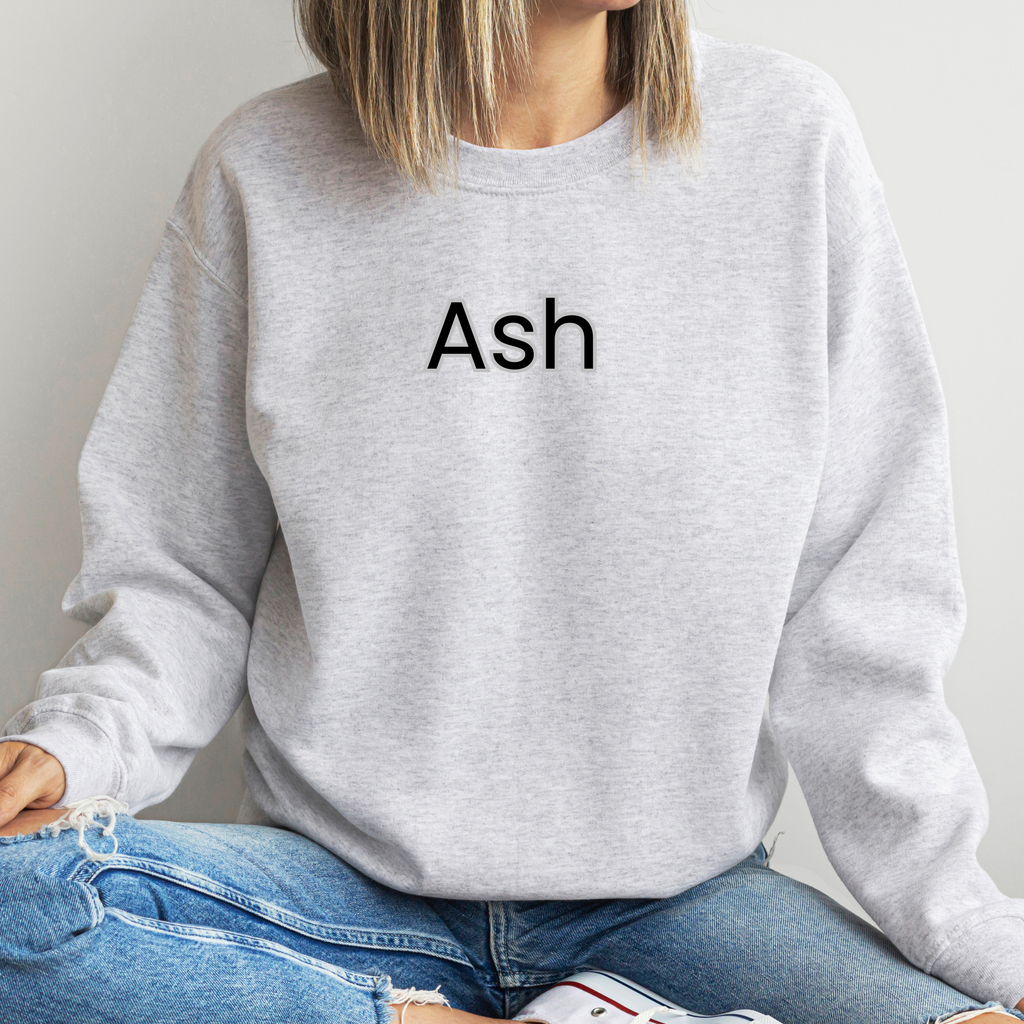 Custom OUTLINE Embroidered Sweatshirt