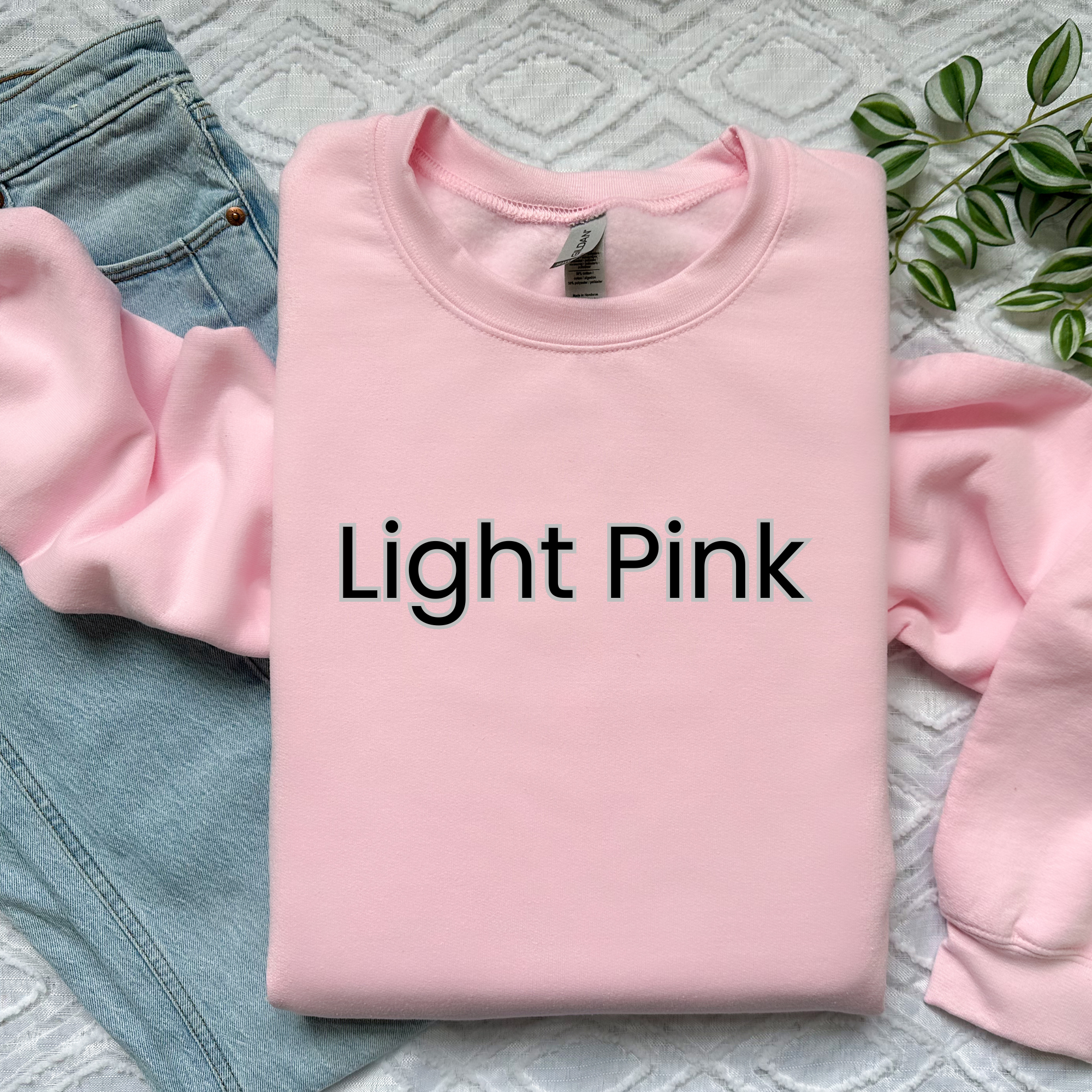 Custom OUTLINE Embroidered Sweatshirt