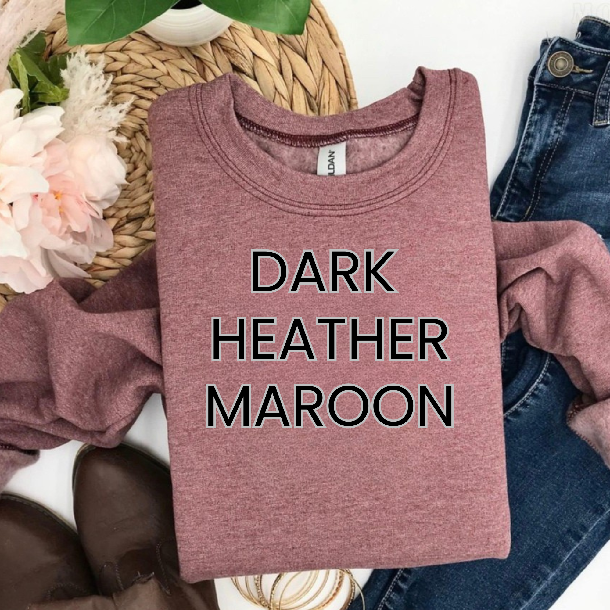 Custom OUTLINE Embroidered Sweatshirt