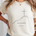 Minimalist He is Risen - Vintage White Tee