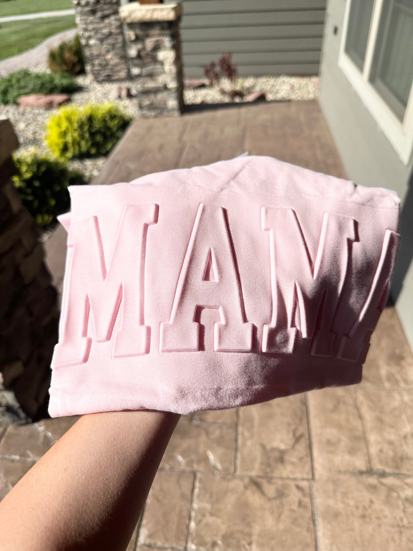 Embossed Mama Tee