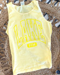 Puff Lake Bum - Yellow Tank Top