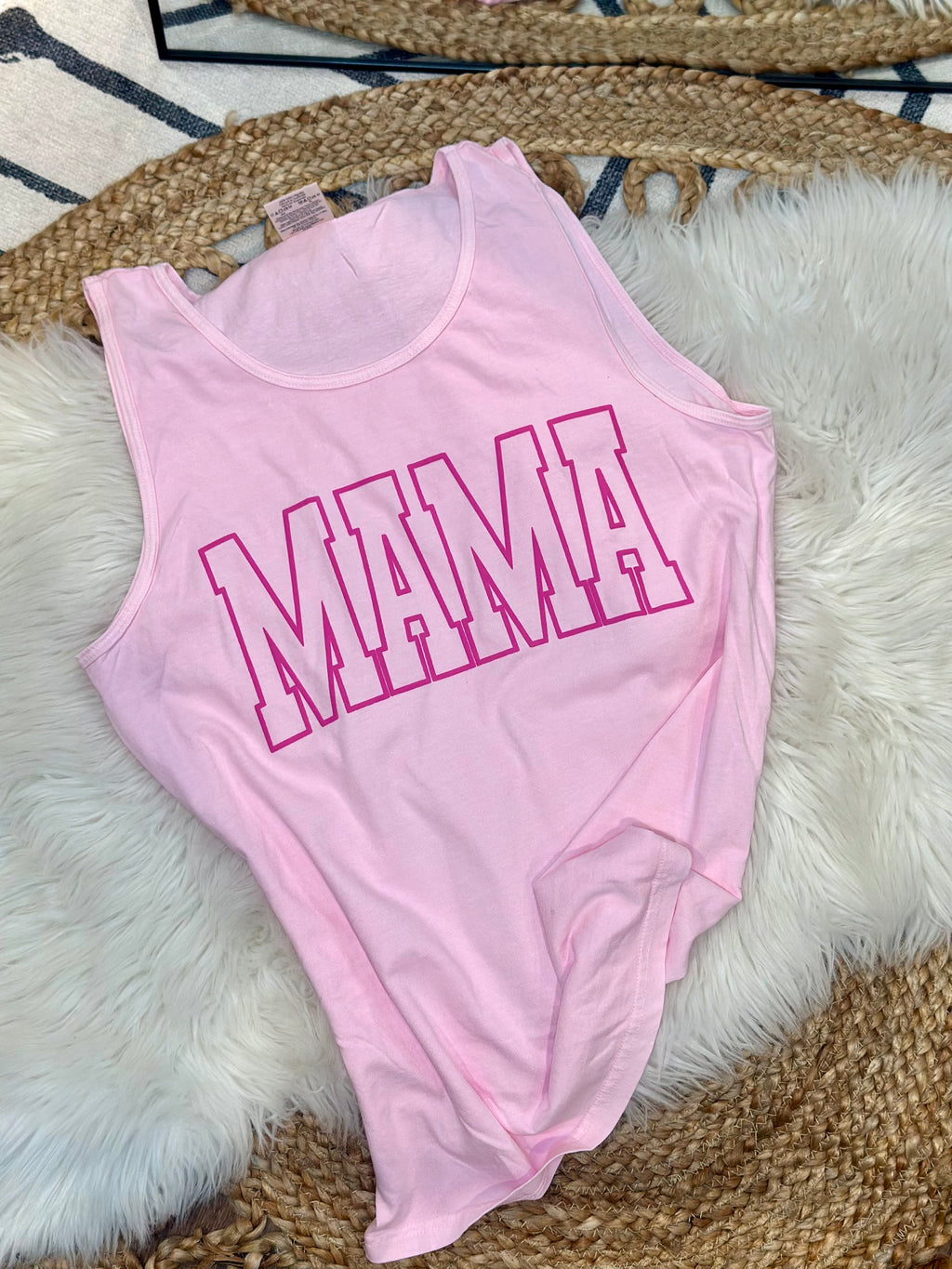 Puff Mama TANK TOP - PINK