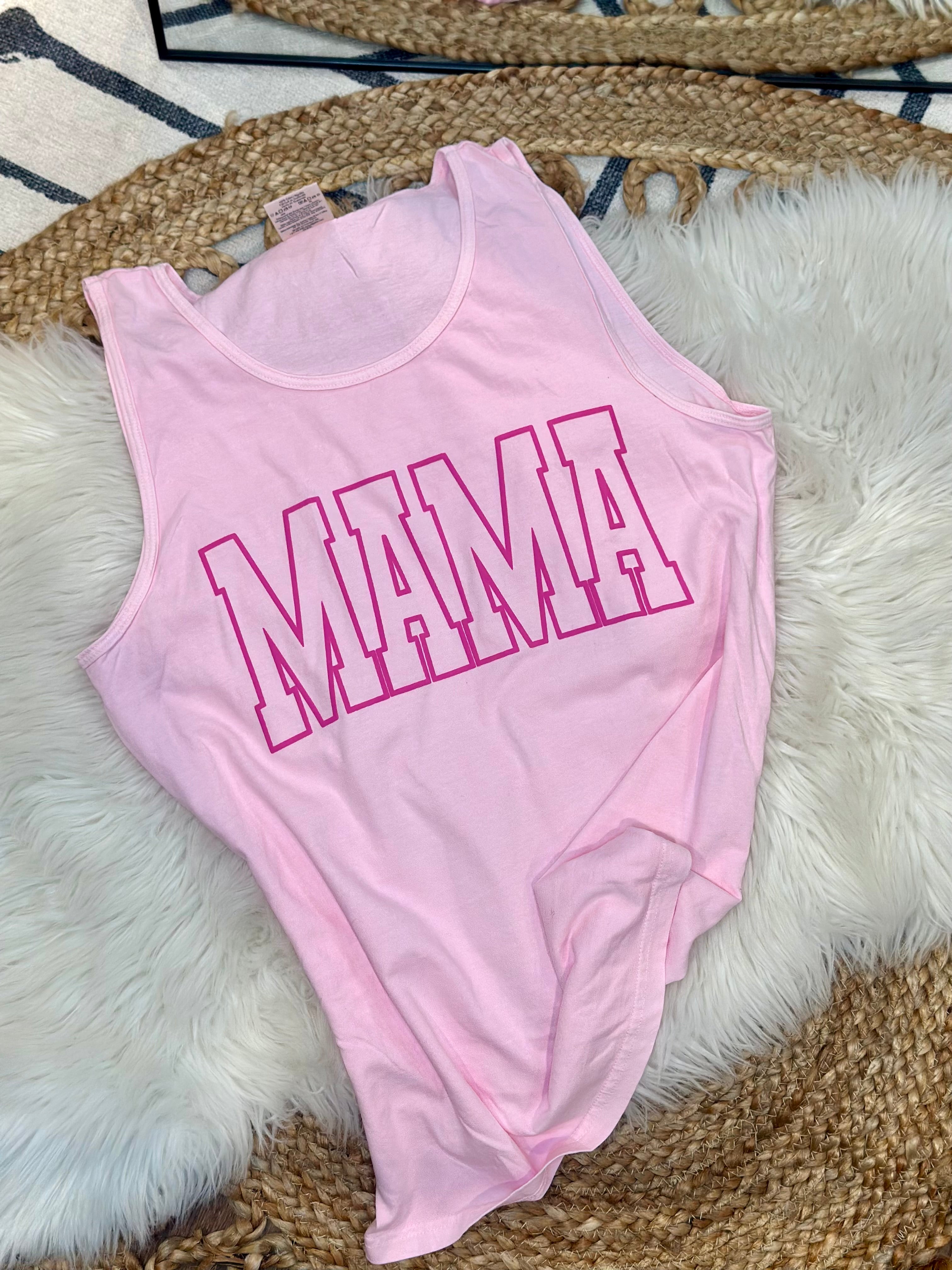 Puff Mama TANK TOP - PINK
