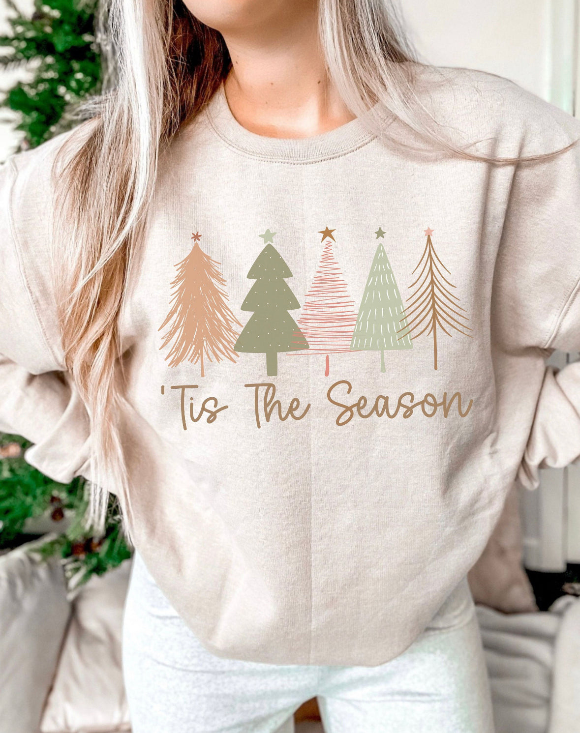 Tis the Season Sand Crewneck