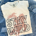 STAY WILD - IVORY TEE