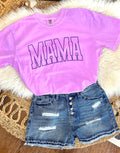 PUFF MAMA - NEON VIOLET TEE