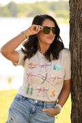 CAMPING BOWS TEE - DUST TEE