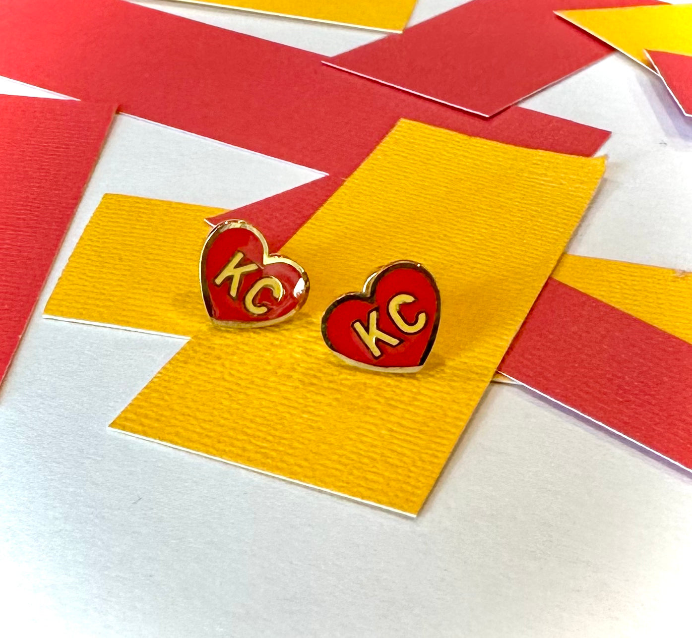 KC Heart Earrings